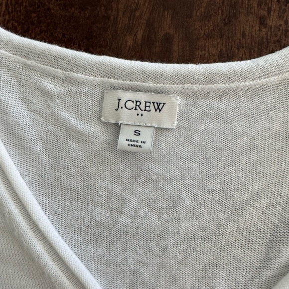 J.Crew white V-Neck sweater - Picture 2 of 4